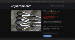 Desktop Screenshot of cajunrope.com